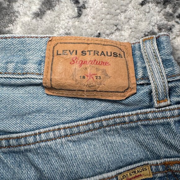 Levi Strauss Signature Regular Light Blue Wash W34 L32 Jeans - Picture 10 of 16